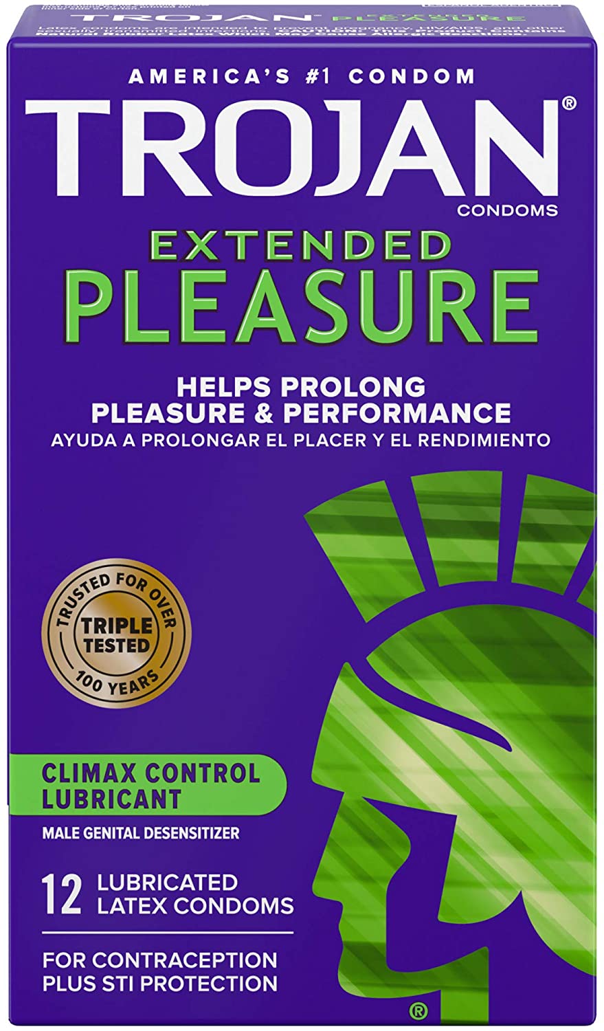 Trojan Extended Climax Control Condoms with Delay Lubricant, 12 Count (Pack of 1) $4.99 Shipped Amazon Prime Lowest Price can add to S&S as well  55% off