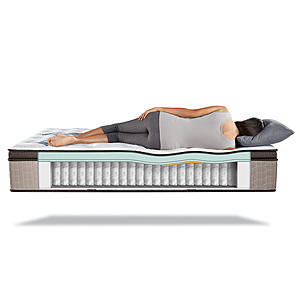 Serta perfect sleeper baymist cushion firm pillow top mattress set on sale