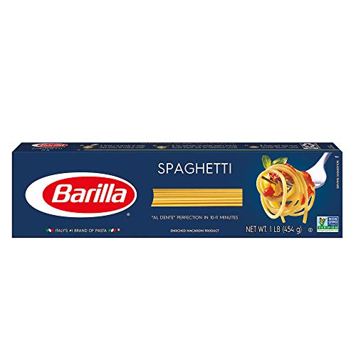 BARILLA Blue Box Spaghetti Pasta, 16 oz. Boxes (Pack of 8) $7.5 Amazon S&S