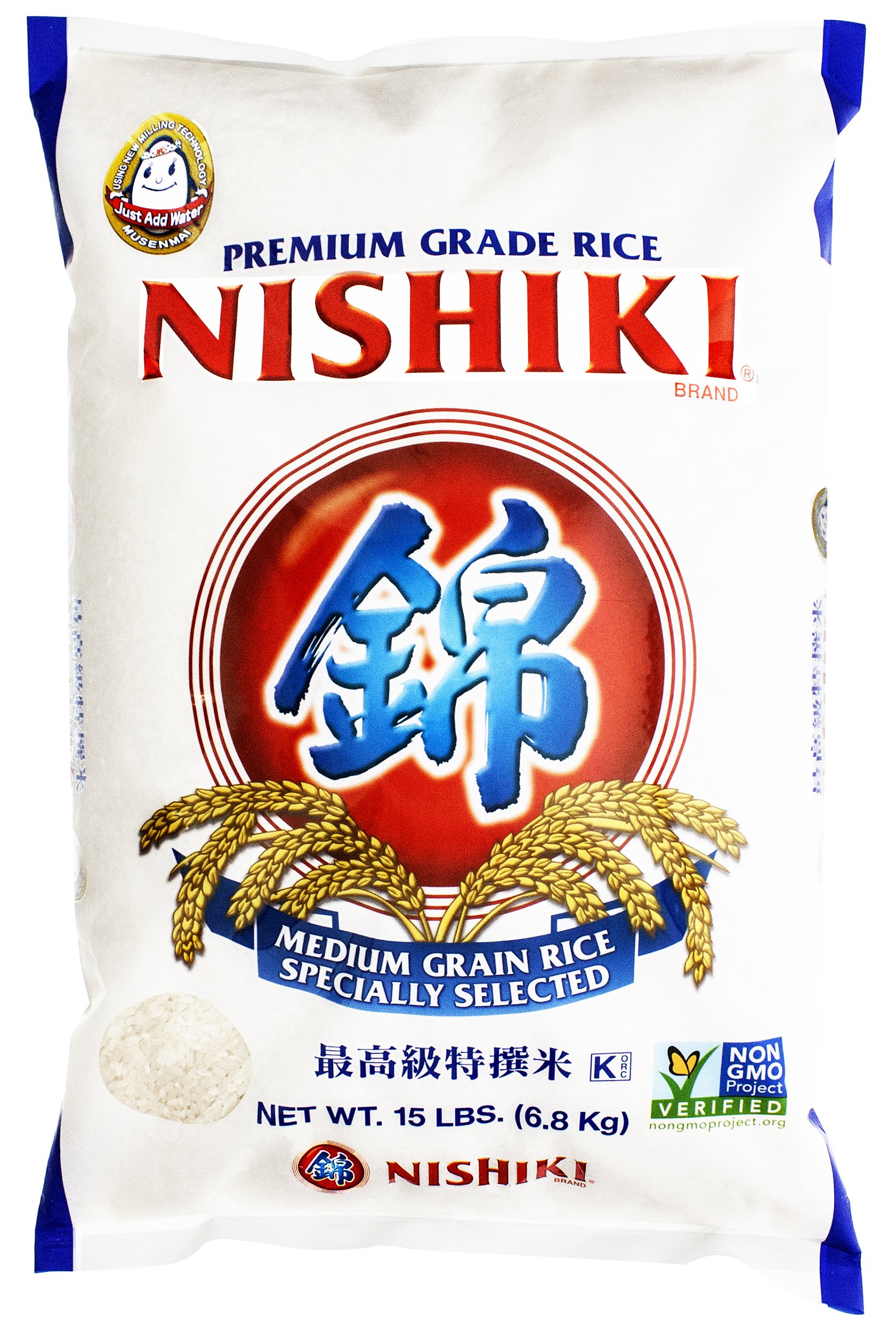 Nishiki Premium Rice, Medium Grain 15lb $15 Amazon s&s - $15