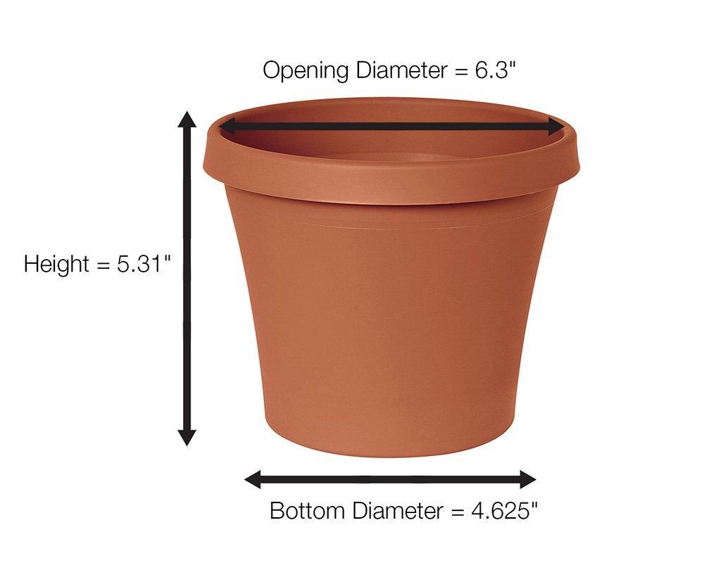 Bloem Fiskars 6 Inch Ariana Self-Watering Pot Planter $1.69 Amazon