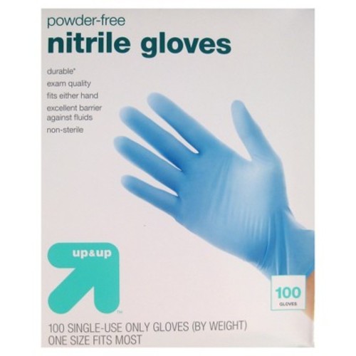Nitrile Exam Gloves - 100ct - Target Brand - Powder free, one size fits most $7.99 ($25 minimum order)