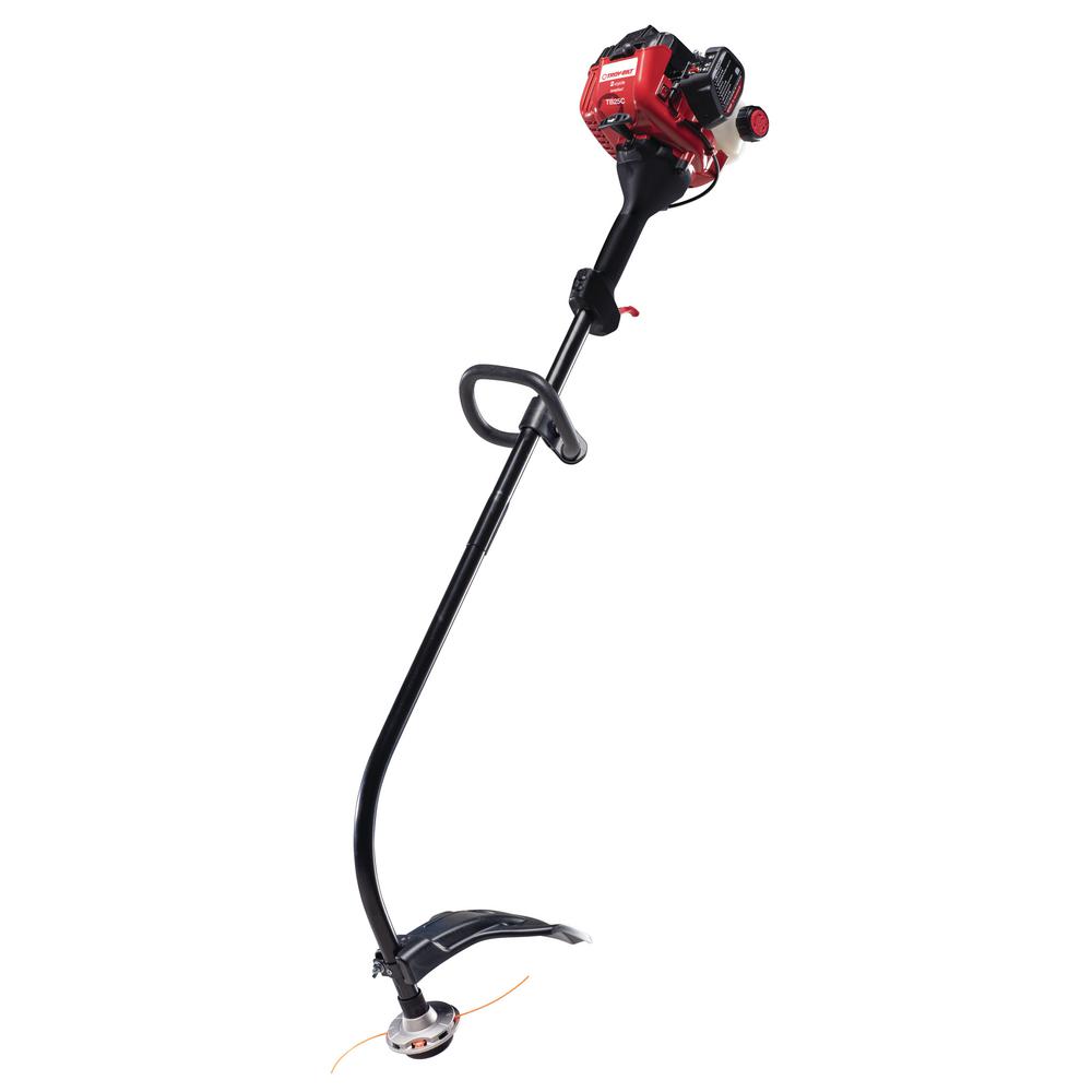 Home Depot 80 For Troy Bilt 25cc 2 Cycle Curved Shaft Gas Trimmer With Fixed Line Trimmer Head