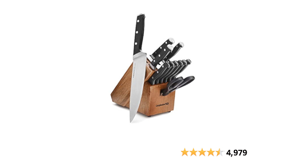 Calphalon Classic Kitchen Knife Set with Self-Sharpening Block, 12-Piece High Carbon Knives - $88.70