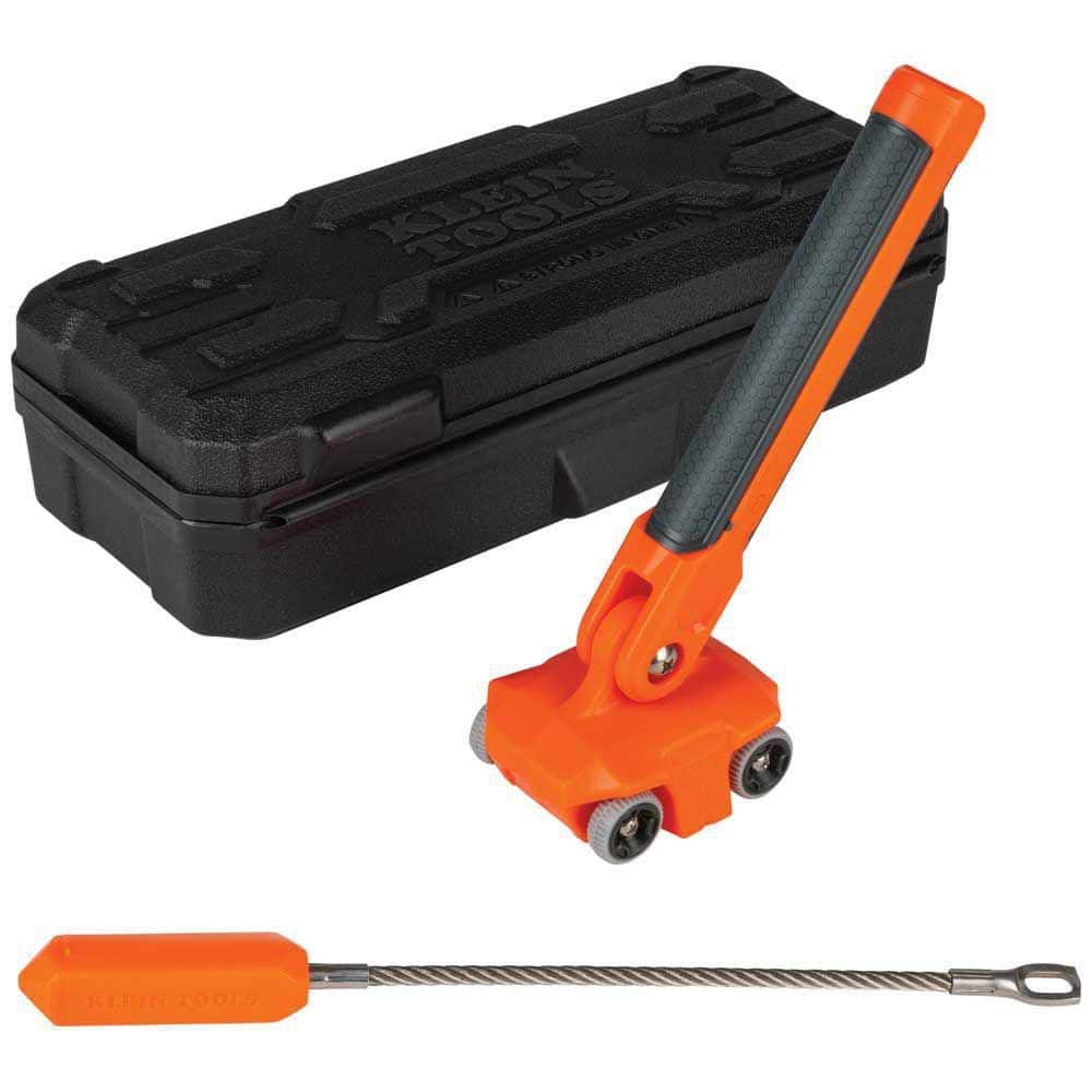 Klein Tools Magnetic Stainless Steel Flexible Wire Puller w/ Carrying Case $52.48 Home Depot
