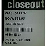 Cuisinart 9-Cup Prep Plus Food Processor for $28.93 at Sears Store B&amp;M regular price $118.97 YMMV