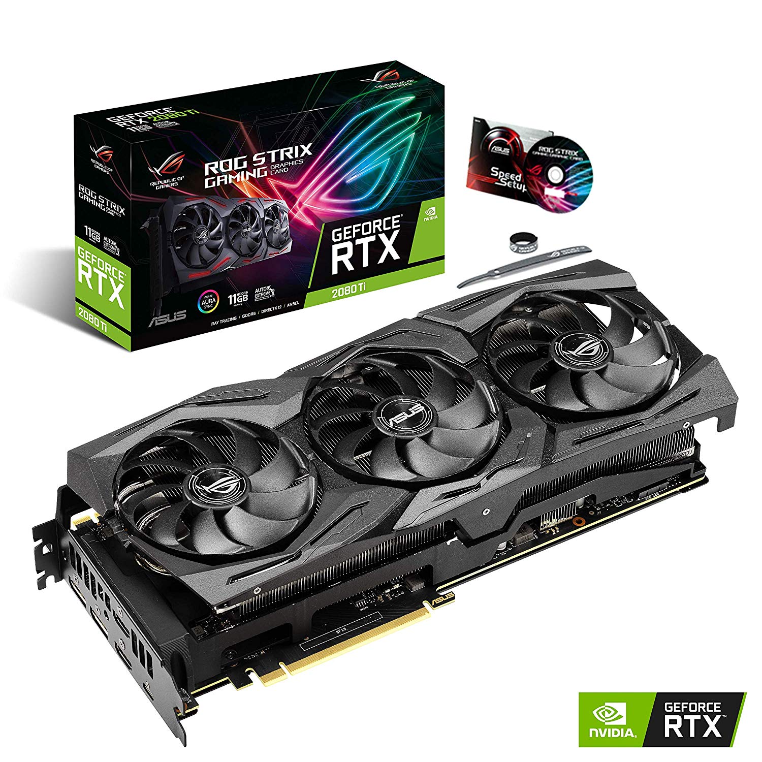 ASUS ROG Strix RTX 2080TI 11GB GDDR6 Graphics Card - $999.99 @ Amazon