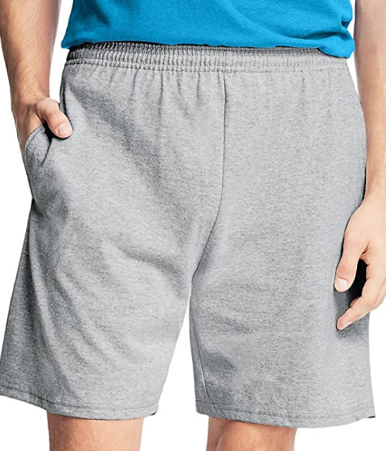 Hanes Men's Jersey Pocket Shorts (Various Colors)