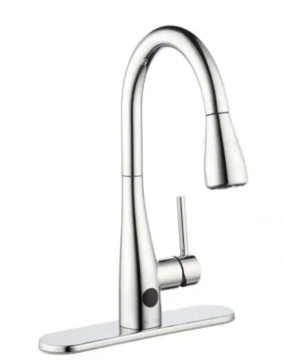 Glacier Bay Nottely Touchless Single Handle Pull-Down Kitchen Faucet w/ TurboSpray & FastMount (Chrome) $85.16 & More + Free Shipping