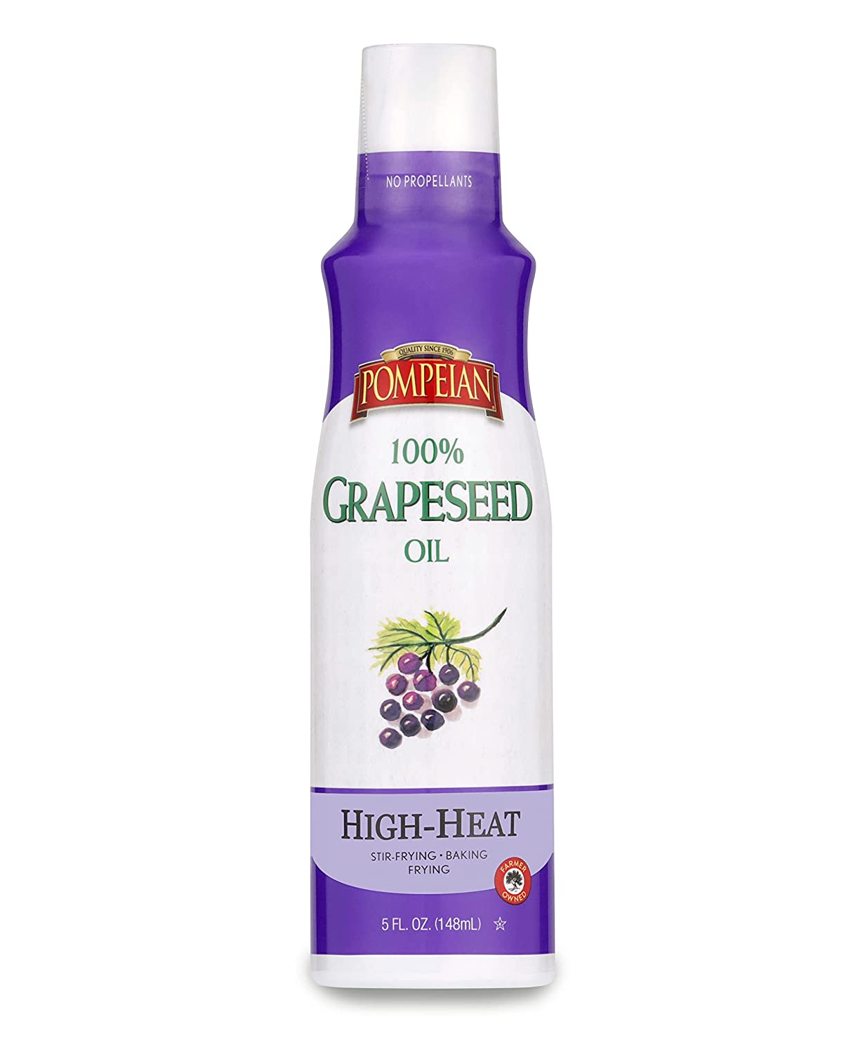 5Oz. Pompeian 100 Grapeseed Oil NonStick Cooking Spray 3.17 w