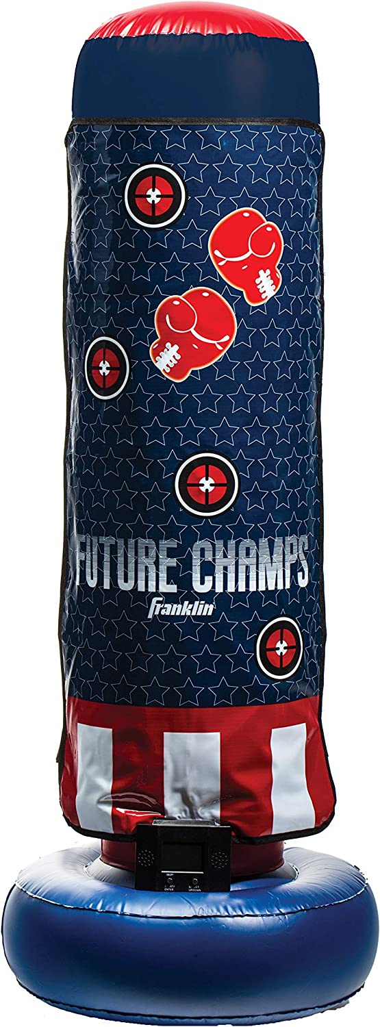 Franklin Sports Kids' Future Champs Inflatable Electronic MMA Kickboxing + Boxing Bag (60" x 22") $19.99 + Free S&H w/ Prime or $25+