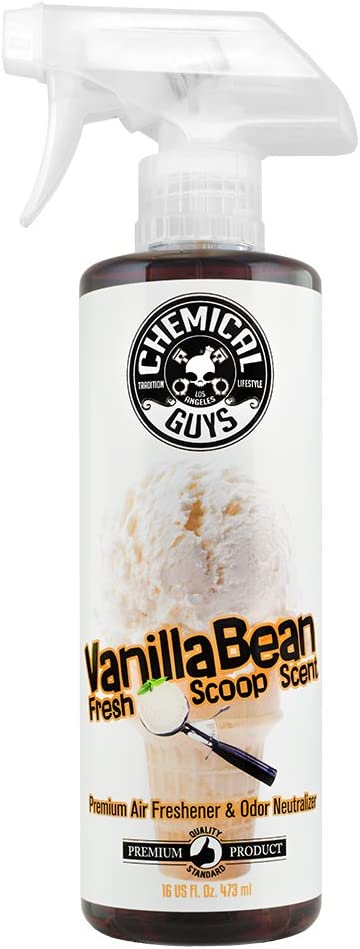 16-Oz. Chemical Guys Vanilla Bean Fresh Scoop Scent Air Freshener & Odor Eliminator $5.80 w/ S&S + Free S&H w/ Prime or $25+