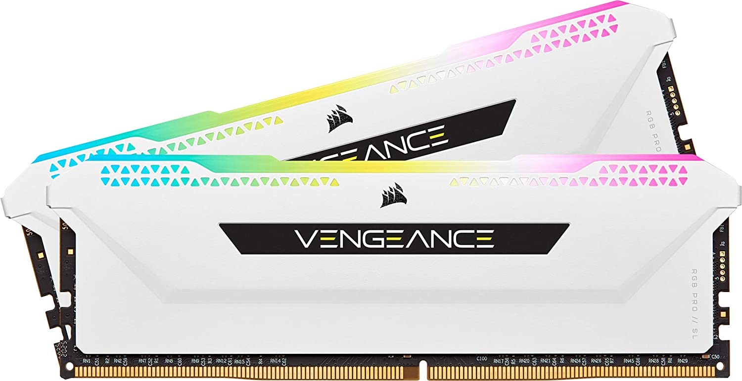 32GB (2x16GB) Corsair Vengeance RGB Pro SL 3600MHz DDR4 Desktop Memory (White) $106.72 + Free S&H
