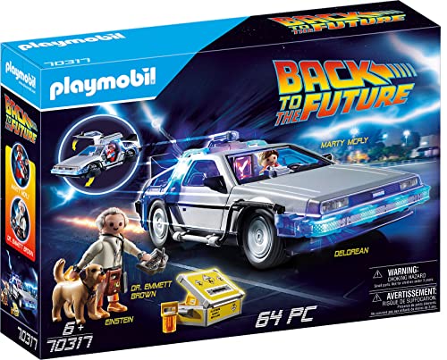 64-Piece Playmobil Back to The Future DeLorean Playset w/ Working Lights $26.99 + Free S&H