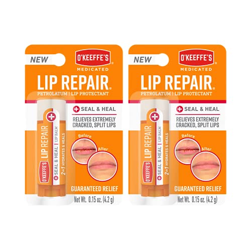 2-Pack 0.15-Oz. O'Keeffe's Medicated Lip Repair Seal & Heal Lip Protectant Sticks $8.49 + Free S&H w/ Prime