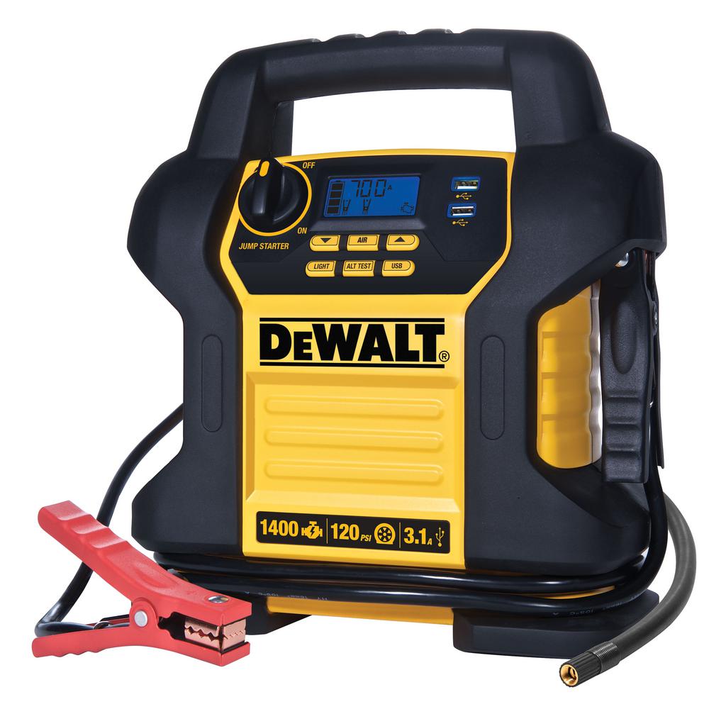 Dewalt 1400 700 Amp Jump Starter 124 Husky 3 Ton Low Profile