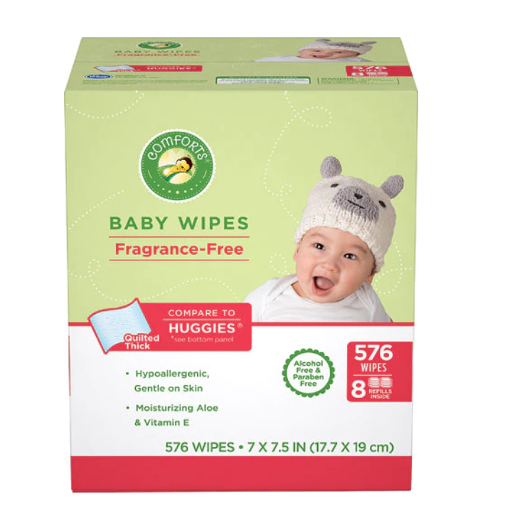 Kroger New Users 576 Count Comforts Baby Wipes Fragrance Free