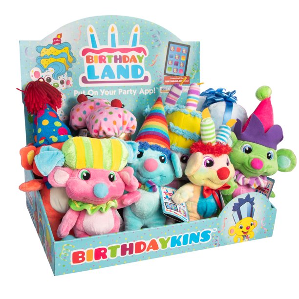 Kids Preferred Birthdaykins Plush 12 Pack Wholesale Display $49.99+Free Ship Walmart (Deal Genius is the seller)