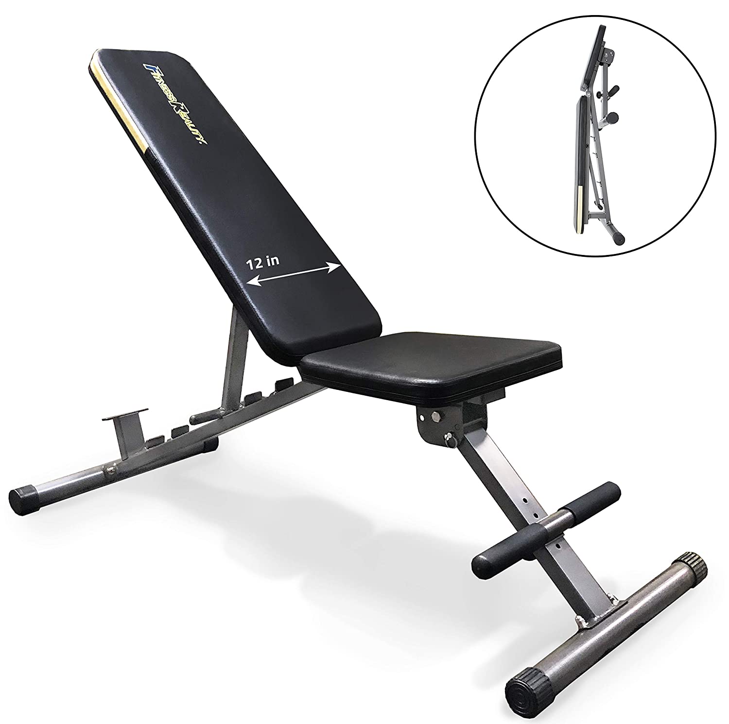 Fitness Reality 1000 Folding Upright Weight Bench 119