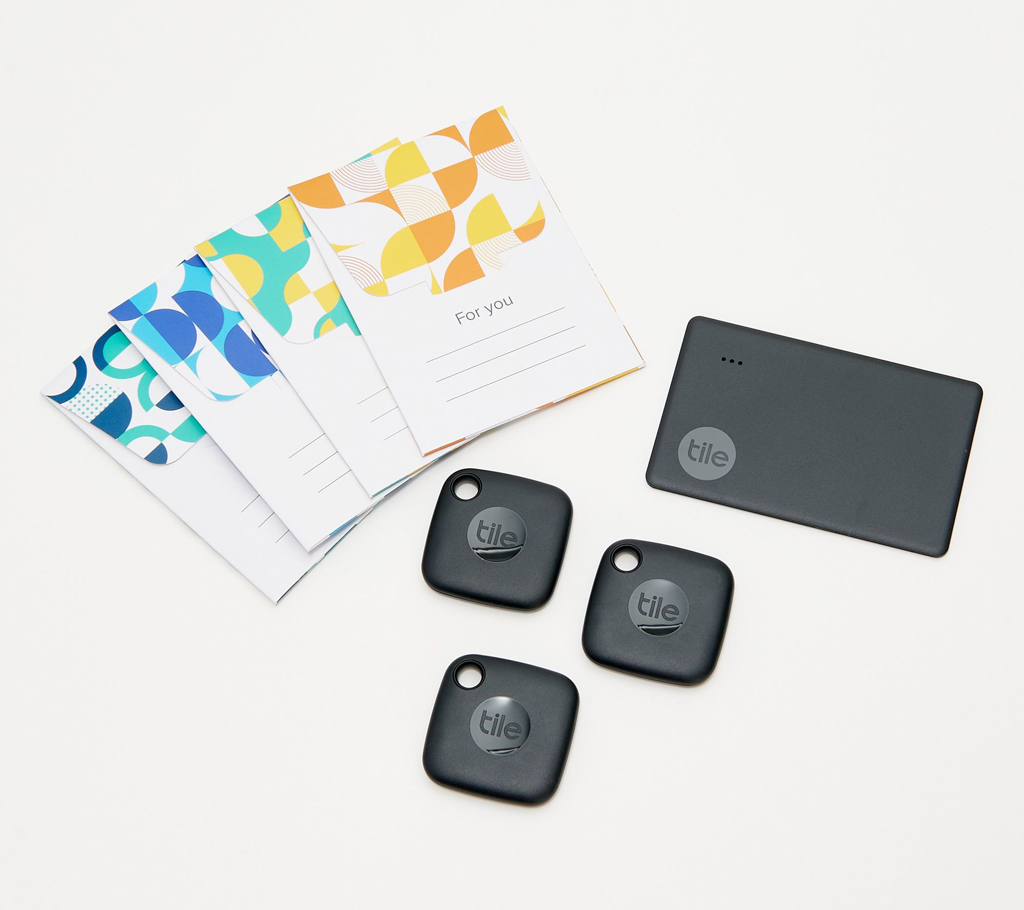 Tile (2022) Mate & Slim Item Tracker 4-pack with Gift Sleeves $34.98 AC @ QVC- $34.98