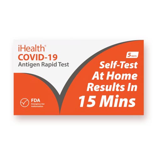 20% off iHealth Covid-19 5 test pack -  $35.96 after 20% off