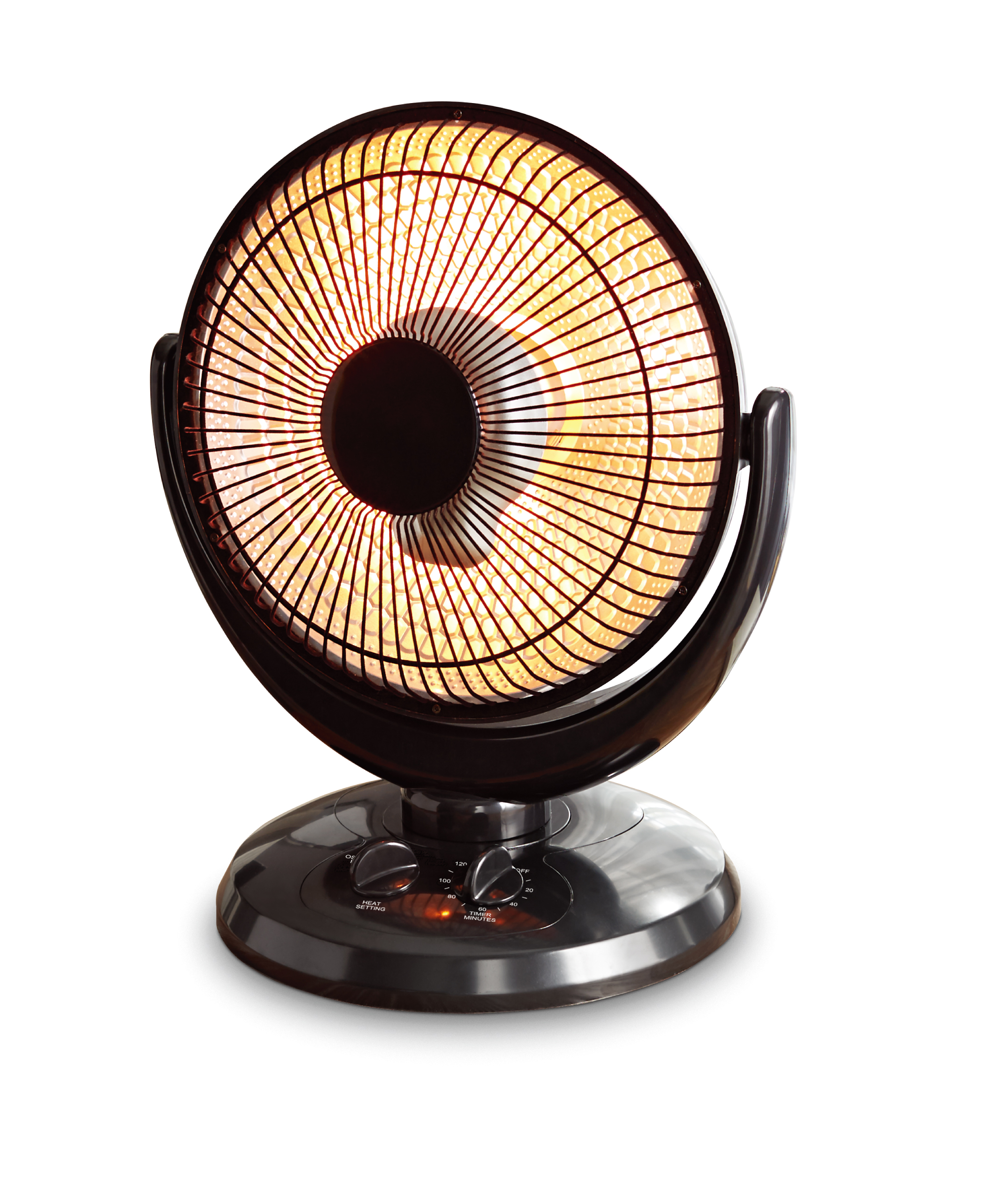 Mainstays Oscillating Dish Heater (Black) In-Store - YMMV $12