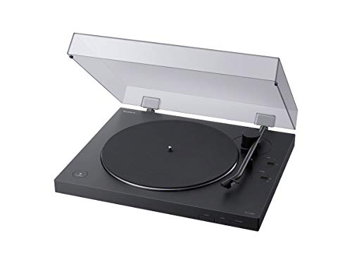 Sony PS-LX310BT Belt Drive Turntable: Fully Automatic Wireless Vinyl Record Player with Bluetooth and USB Output Black $198