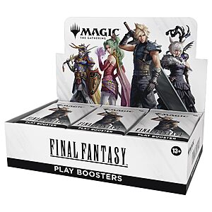 Magic: The Gathering Final Fantasy Play Booster Box (30 Packs) $133 + Free Shipping