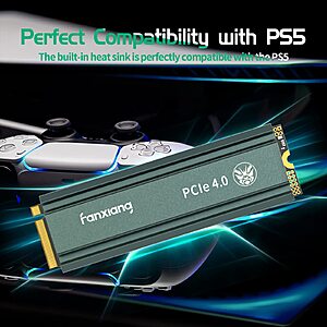 fanxiang S660 PCIe 4.0 2TB SSD for PS5 with Heatsink. Internal Gaming SSD Suitable for PS5 Enthusiasts, Technology Enthusiasts, IT Professionals $98.31+Free shipping