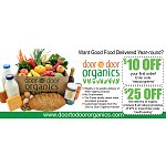 $10 Off 1st Delivery With Door To Door Organics!  ( KS, MO, CO, IL, MI, Tri-State's DE, NJ, PA)