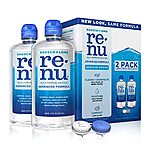 Renu Contact Lens Solution by Renu, Advanced Formula, 12 Fl Oz 2-Two Packs (4 bottles @ 10.98) $10.98