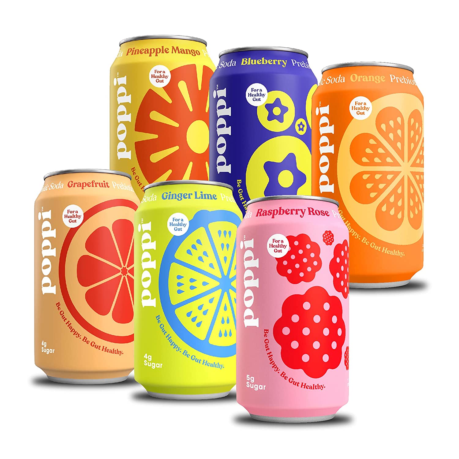 poppi Healthy Prebiotic Soda, Variety Packs (Functional Favorites, Beach Party, Short List) for $17.93 or S&S $14.94