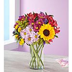 Mother's Day Sunflower Sunshine Bouquet - $35.99 + FREE Shipping + FREE Vase
