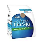 L'eggs Sheer Energy Control Top, Sheer Toe Pantyhose 6-Pack:  $9.30 AC +  $0.93 back in points + FS (Live 8/23)