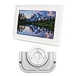 Meural Canvas - Leonora White - With Meural Swivel Mount Frame Wall Mount for $445 + $66.75 in points