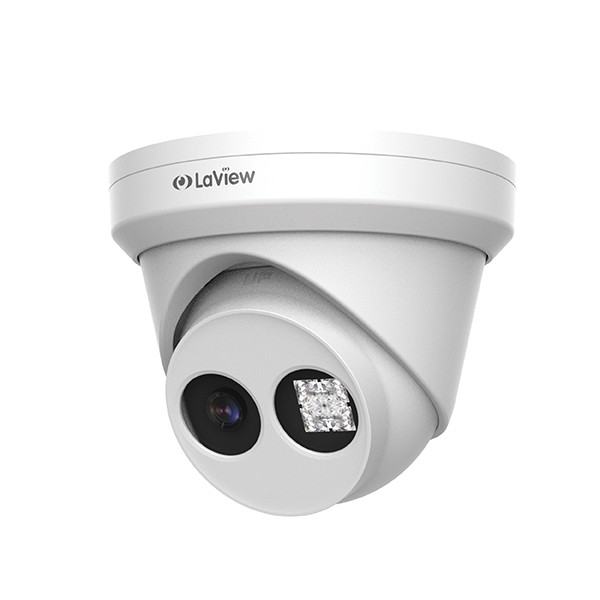 LaView 4MP 2K h.265+ PoE Metal 120dB WDR ANR Matrix IR Turret IP Camera w/ VCA $84