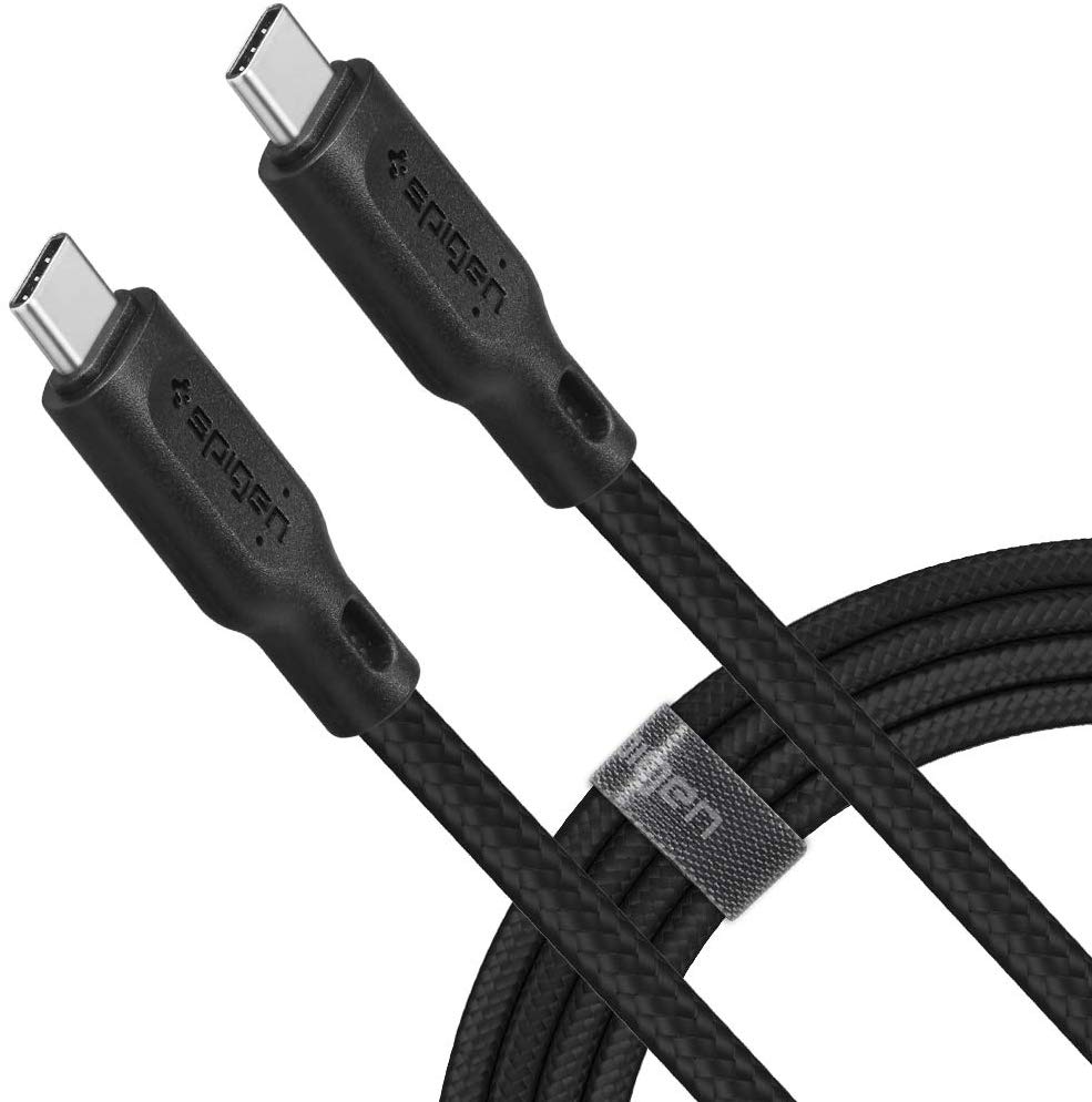 Spigen Premium Bradied USB-C to USB-C Power Delivery Cable (4.9ft) $7.99