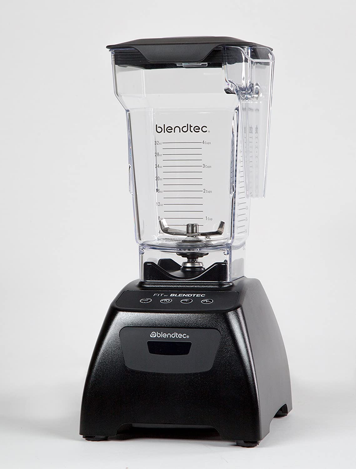 Blendtec - Fit Blender with FourSide Jar (75 oz), 30-sec Pre-programmed cycle, High-Low Pulse, Professional-Grade Power, Black $209.99