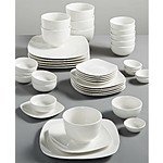 42-Piece Gibson White Elements Dinnerware Set (service for 6)+$37.99
