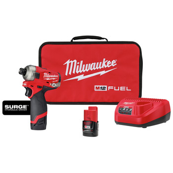 Milwaukee 2551-22 M12 Surge 1/4" impact driver get a free bare tool $199