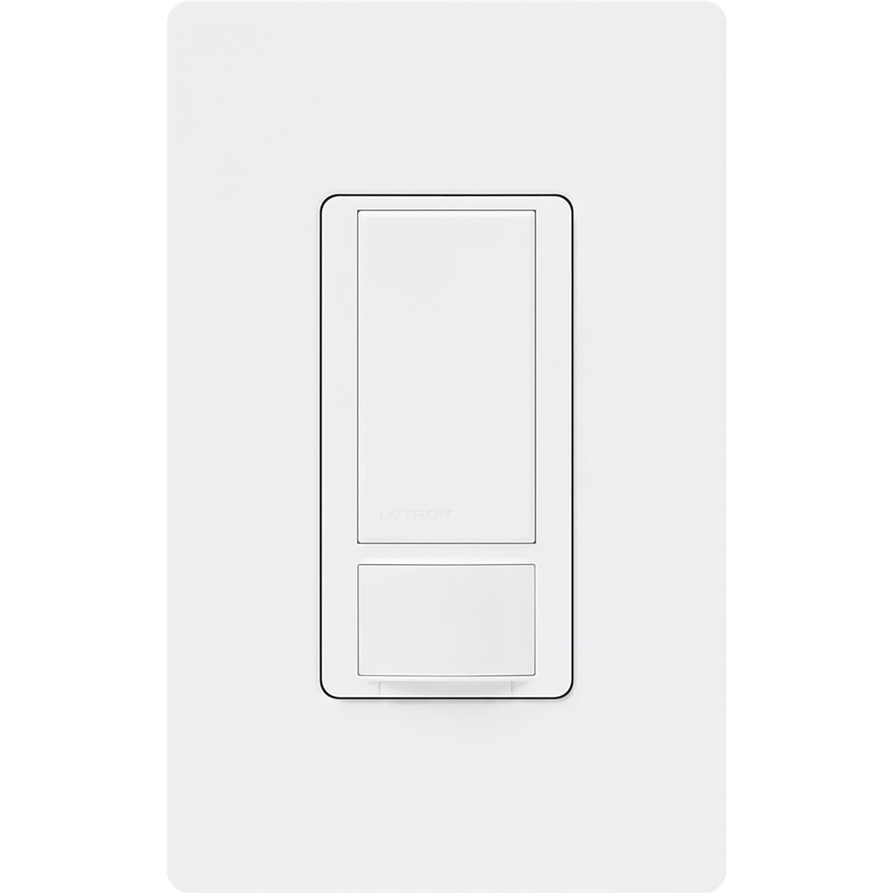 Lutron Maestro Motion Sensor Switch | 2 Amp, Single Pole | MS-OPS2H-2-WH | White (2-Pack) $33.51