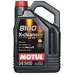 Motul 8100 X-Clean EFE 5w30 synthetic motor oil - $31.99 @Amazon