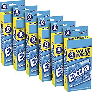 EXTRA Chewing Gum Peppermint - 48 packs for $16 ($0.02 per stick) $15.83