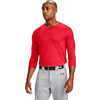 Under Armour Men's Iso-Chill 3/4 Sleeve Shirt (Red) $9.97 + Free Shipping on $49+