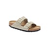 Birkenstock Women's Arizona Shimmer Slide Sandals (Black or Taupe) $62.30 + Free Shipping