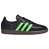 adidas Men's Samba OG Shoes (Black/Green) $55.99 + Free Shipping