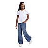 Levi Strauss Signature Girls' Baggy Wide Leg Jeans (Sizes 2T-18) $10 + Free S&amp;amp;H w/ Walmart+ or on $35+
