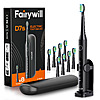 Fairywill D7s Electric Sonic Toothbrush + 8-Brush Heads &amp;amp; Case (Pink, White, Black) $12.99 + Free S&amp;amp;H w/ Walmart+ or on $35+