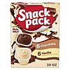 Chocolate & Vanilla Pudding Cups, 12-Count, 3.25-Oz