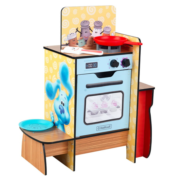KidKraft Blue's Clues & You! Cooking-Up-Clues Wooden Play Kitchen w/ Handy Dandy Notebook $30 + Free Shipping w/ Walmart+ or Orders $35+